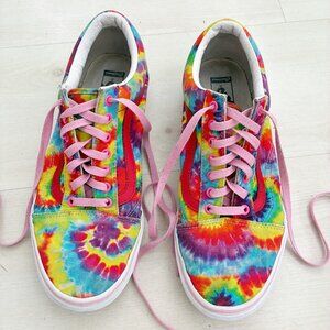 Vans Old Skool "Spiral Tie Dye" Sneaker Unisex (Men's US 12.0 Women's US 13.5)